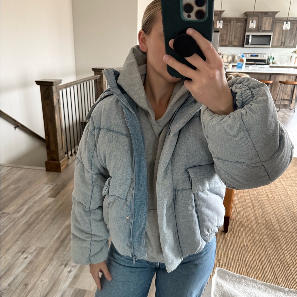 Levi’s Denim Puffer Coat